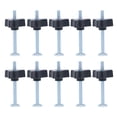thumbnail image 3 of Kit de 10 Pcs de Boulons et Manchons en Acier Inoxydable - Boulons Filetés en T M8*100mm avec Écrous et Rondelles Assortis, Solution de Serrage Robuste pour le Travail du Bois, Fixation et Localisation de Pièces Métalliques, 3 of 6