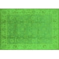 thumbnail image 1 of Ahgly Company Indoor Rectangle Oriental Green Industrial Area Rugs, 5' x 7', 1 of 4