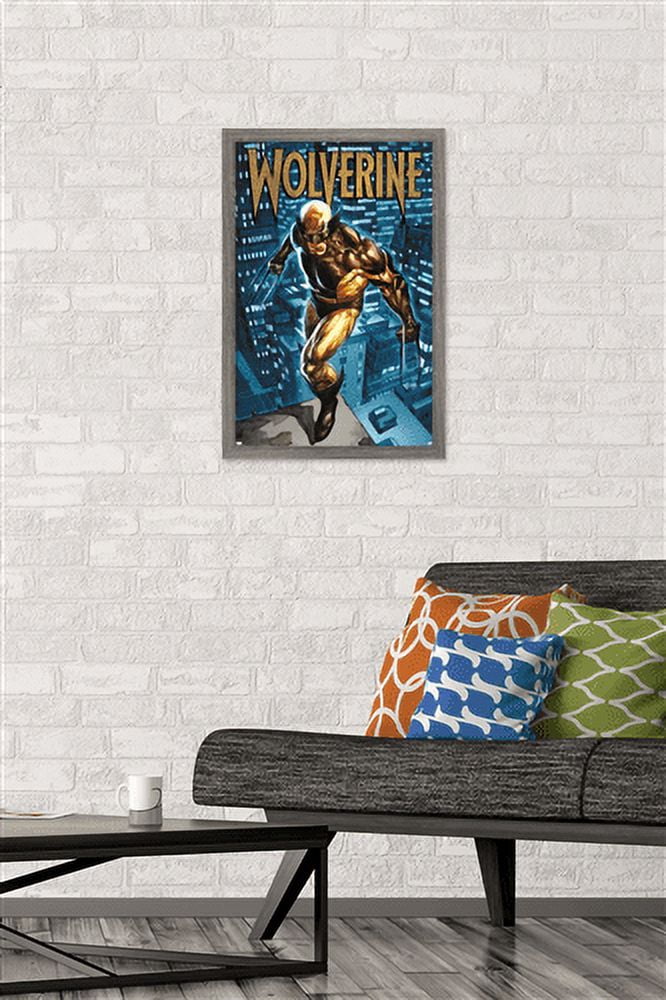 Marvel Comics - Wolverine - Dark Wolverine #77 Wall Poster, 14.725" x 22.375", Framed