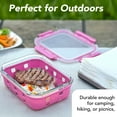 thumbnail image 4 of 3-Pack Glass Food Storage Containers with Leakproof Lids & Silicone Sleeves | 36oz Each | Oven, Microwave, Freezer & Dishwasher Safe | Reusable Meal Prep Containers, 4 of 7