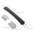 thumbnail image 2 of FOLOYORI 1Jgo Mango Ergonómico Negro Para De Plástico Resistente Y Fácil Instalación En Equipaje, 2 of 8