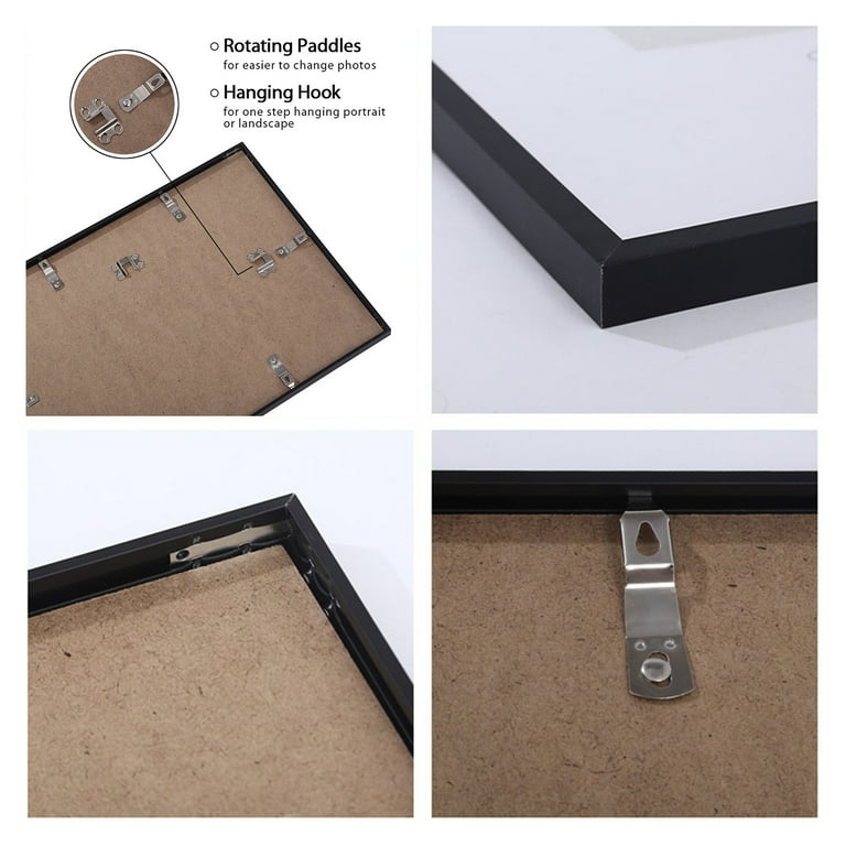 Thin black a4 photo cheap frame