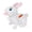 White, variant on White Electric Bouncing Rabbit Toy Rope Tied Cute Light Music Simulated Animal For Kids