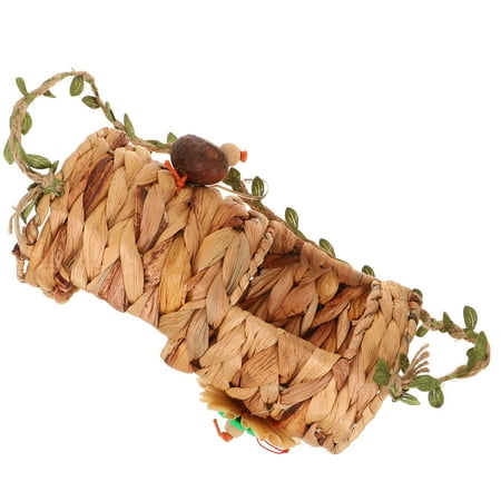 HAKIDZEL Pet Hammock Bed Parrot Tunnel Hammock Assorted Color 1Set
