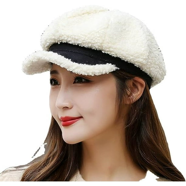 Womens Beret Hats French Style Wool Berets Ladies Classic Solid