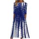thumbnail image 1 of Moda Casual Mujer O-cuello Gradiente Posicionamiento Impreso 1/2 Manga Vestido de manga grande Fridja  NMB2794, 1 of 8