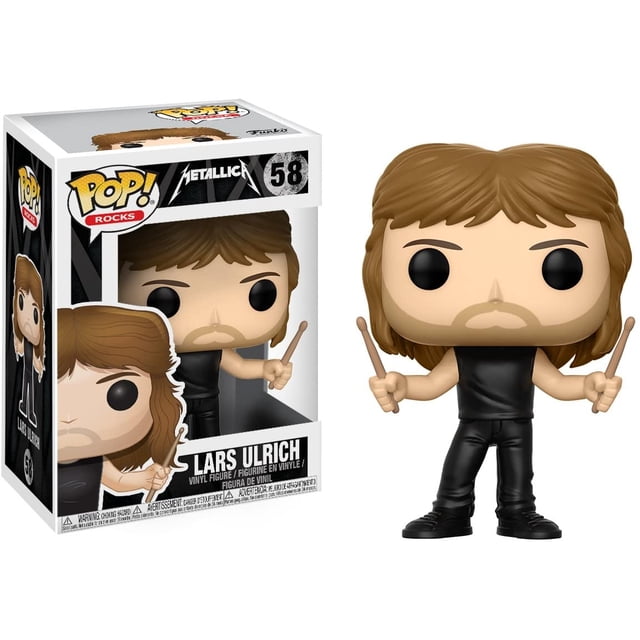 Figura Funko Pop Vinyl Metallica Lars Ulrich 9.5 cm