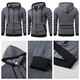 thumbnail image 3 of MHFRRA Sudadera con Capucha y Bolsillos para Hombre, Ligera, Informal, Cómoda, Estilo Urbano, Deportiva, con Capucha Gris, 3 of 4