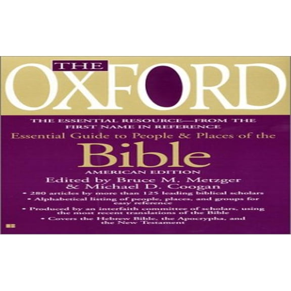 Pre-Owned The Oxford Essential Guide to People & Places of the Bible (Mass Market Paperback) 0425180670 9780425180679