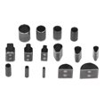 thumbnail image 4 of 15PCS Punch Cutter Set Various Shape Alloy Steel Hollow Hole Punching Tools for Leather Crafts, 4 of 14