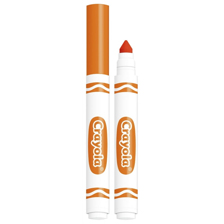 Crayola Marker Replacement Pack, Broad Line, Orange, Pack of 12