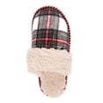 thumbnail image 4 of MUK LUKS Women's Frida Scuff Slippers - White Plaid, XL (11-12), 4 of 9