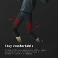 thumbnail image 5 of Men's Thermal Compression Pants, Athletic Sports Leggings & Running Tights, Wintergear Base Layer Bottoms, 5 of 8