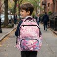 thumbnail image 4 of Aplkyhs Backpack for Age 9-18 17 Inch Cherry Blossom Axolotl Large Capacity School Bag Lightweight Durable Bookbag for Students Travel, 4 of 7