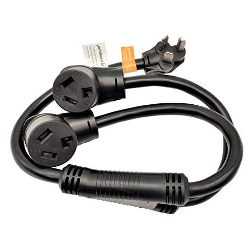 Parkworld 886580 Dryer Splitter, NEMA 1030P Male Plug to (2)1030R