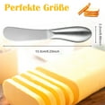 thumbnail image 3 of Transemion 4pcs/set Butter Knives Set Compact And Lightweight Small Bread Cream Knife Easy To Clean, 3 of 6
