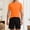 Orange, variant on Short Sets 2 Piece Set T Shirt and Shorts Summer Outfit Beach Wear Clothing Mens Vacation Outfits