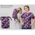 thumbnail image 5 of oneOone Cotton Poplin Violet Fabric Floral Sewing Material Print Fabric By The Yard 56 Inch Wide, 5 of 5