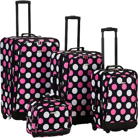Rockland Luggage Escape 4 Piece Expandable Luggage Set, Multiple Colors