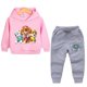 thumbnail image 3 of Conjuntos de chándal para bebés y niños pequeños, conjunto de ropa para niños de 1 a 8 años, Sudadera con capucha de manga larga, pantalones, traje para primavera y otoño, 3 of 5