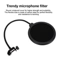 thumbnail image 3 of Metal Large Double Layer Physical Noise Reduction Microphone Windproof Mesh Cover Black, 3 of 8