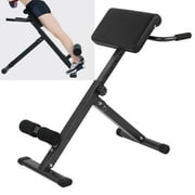 Rosvola Fitness Equipment,Hyperextension Bench,Multi‑functional Workout Foldable Hyperextension Bench Adjustable Home Gym Exercise Chair
