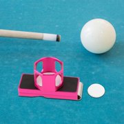 harayaa Pool Cue Chalk Holder Aluminum Practical Tool Portable Chalk Case Chalk Carrying Pink