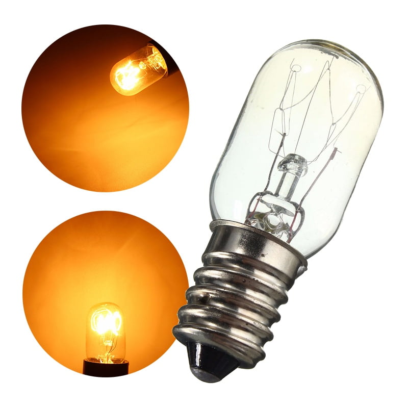 E14 15W Refrigerator Light Bulb LED Tungsten Filament Lamp Bulbs Yellow Light Walmart.com