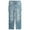 LightBlue-2614, variant on KIDSCOOL SPACE Boys Jeans,Little Boy Elastic Band Inside Ripped Soft Summer Slim Denim Pants,7-8 Years
