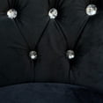 thumbnail image 2 of Sillón Individual Vintage MARDAM Terciopelo Negro, 2 of 3