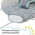 thumbnail image 4 of Smart Steps Infant EZ Bouncer by Baby Trend with Calming Vibration - Ziggy Zebra, 4 of 9