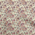 thumbnail image 1 of oneOone Viscose Chiffon Brown Fabric Florals Sewing Fabric By The Yard Printed Diy Clothing Sewing Supplies 42 Inch Wide, 1 of 5