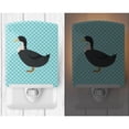 thumbnail image 2 of Caroline's Treasures BB8036CNL Blue Swedish Duck Blue Check Ceramic Night Light, 6x4x3", multicolor, 2 of 2