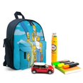 12 Inch Simpsons Mini Backpack for Boys Girls Lightweight Backpack
