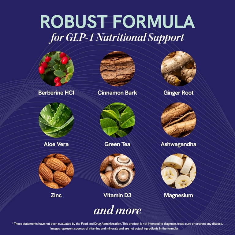 SMNutrition GLP-1 for Women | GLP 1 Supplement | 60 Ct SMNutrition GLP-1 for Women | GLP 1 Supplement | 60 Ct