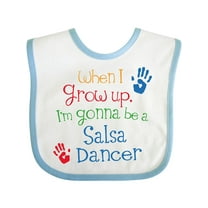 Inktastic Salsa Dancer Future Boys or Girls Baby Bib