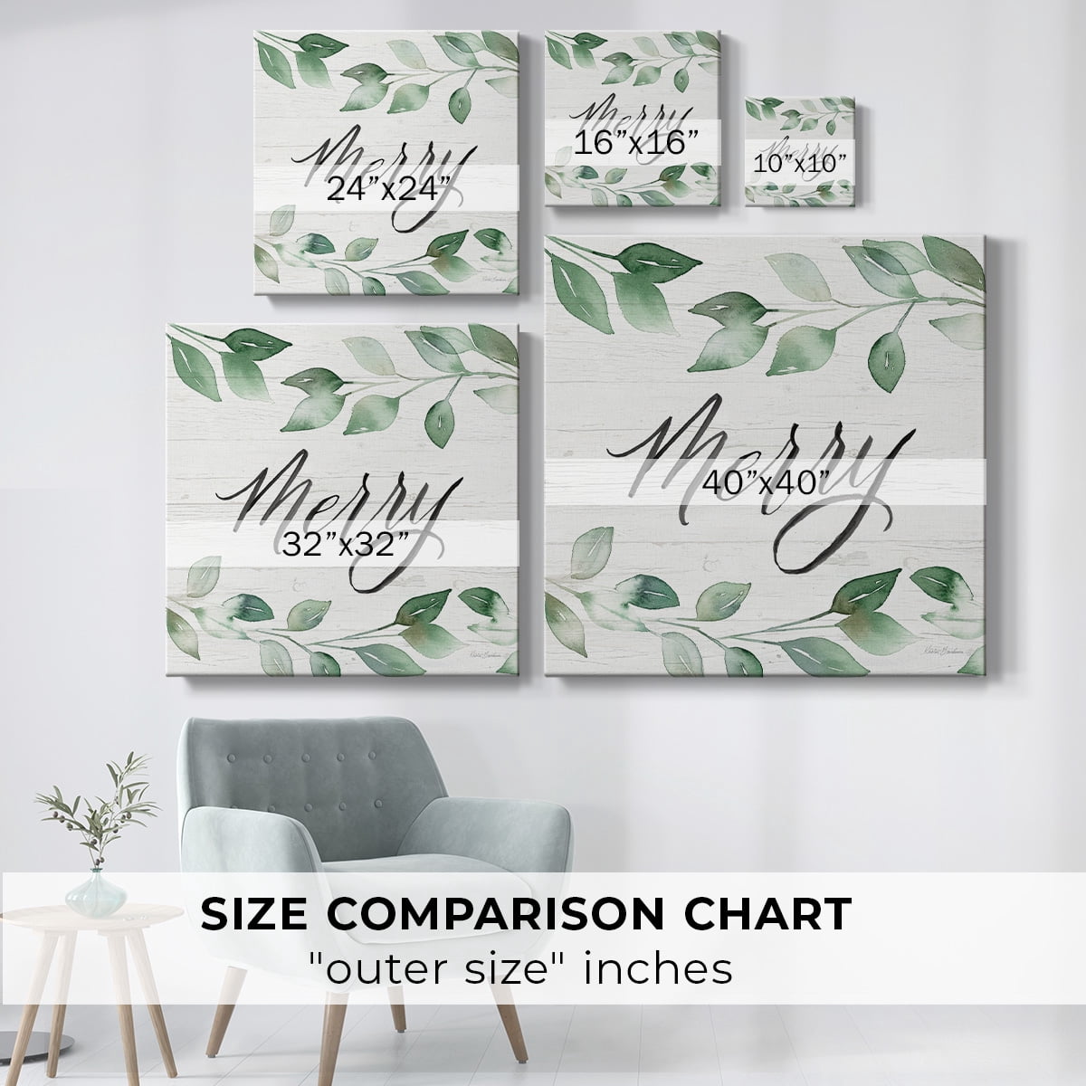 Merry- Gallery Wrapped Canvas