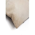 thumbnail image 2 of Natural Torino Quattro Neutral Cowhide Pillow | 2-Pack | 18"x18", 2 of 3