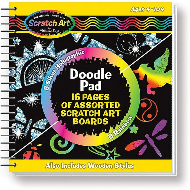 Bloc de dibujos para dibujar, de Melissa & Doug Scratch