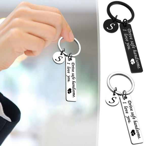 Viflosae Cute Keychains Fun Gifts for Women Womens Gift Ideas Key Fob Personalised Key Ring Engraved Key Ring with Name Partner Gift Personalised