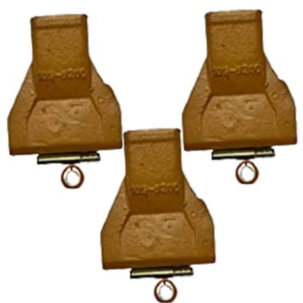 3 Heavy Duty Abrasion Excavator/Loader Bucket Tooth Fits Cat J200 1099200 1U3202