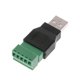 thumbnail image 5 of USB 2,0 tipo A macho/hembra a tornillo de 5p para W/ Shield Terminal Plug Adaptador Conne, hembra, 11 Feliz Sencillez, 5 of 5