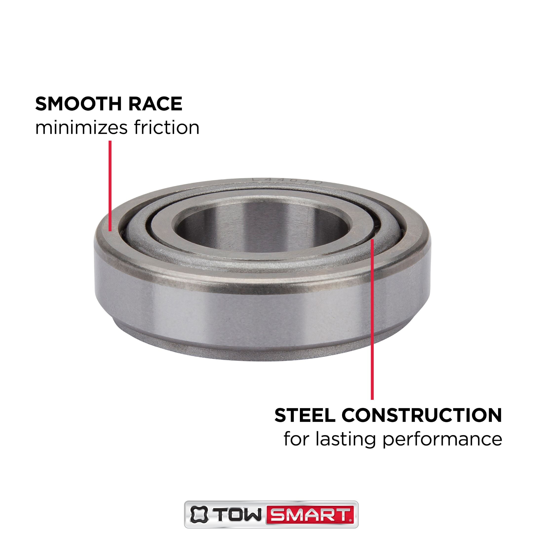 (2 pack) TowSmart 7281 Wheel Bearing Kit, Fits Most 1in. Trailer Hubs