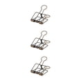 thumbnail image 2 of stanreset 1/2/3 20 Pieces Metal Paper Clip Anti-rust Unfading Solid Color Replacement Home Office File Examination Papers Clips Red Bronze 25mm 3PCS, 2 of 6