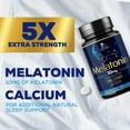 thumbnail image 4 of Melatonin 10 mg Fast Dissolve, Melatonin Supplements for Restful Sleep, Natural Sleep Support Supplement for Adults, Extra Strength Strawberry-Flavored Tablets, Sugar Free, 120 Tablets, 120 Day Supply, 4 of 11
