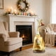 thumbnail image 5 of Disfraz de ganso de Pascua para estatua de ganso de césped de 58 cm | Conjunto de vestido y sombrero de poliéster amarillo y morado | Decoración para patio y jardín | Disfraz de ganso duradero de, 5 of 9