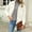 White, variant on Tejiojio Clearance Jackets Fashion Women's Leisure Time Long Sleeves Pure Color Jacket Coat