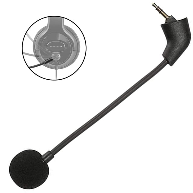 1 pieza Micrófono de repuesto Compatible Micrófono de repuesto Micrófono de repuesto Auriculares para juegos Cloud Noise-canceling auriculares para juegos Mini micrófono 15,5 cm
