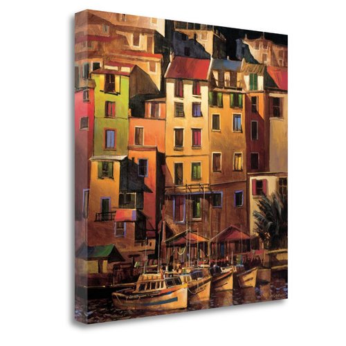 Tangletown Fine Art Mediterranean Gold By Michael Otoole, Gallery Wrap Canvas 20 x 20