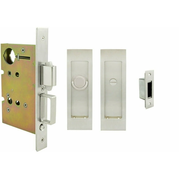 INOX FH27PD8440-200-TT09 PD8000 Pocket Door Mortise Privacy Lockset 1 3/4" Doors